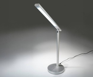 Nowoczesna lampa biurkowa srebrna LED TS1811 7W 400lm ,3000k/4000k/6000k