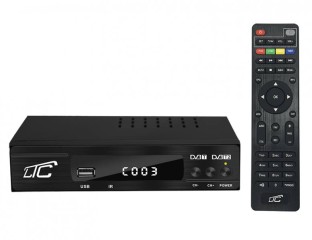 Tuner DVBT2  LTC TV naziemnej DVB505  z pilotem programowalnym H.265
