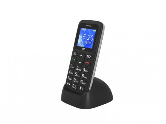 Telefon dla seniora LTC MOB10, BT, czarny.