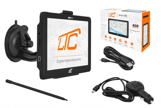 Nawigacja GPS LTC 7 NAVI720, 256MB/8GB, rozdzielczość LCD 800x480,  bez mapy. (5)