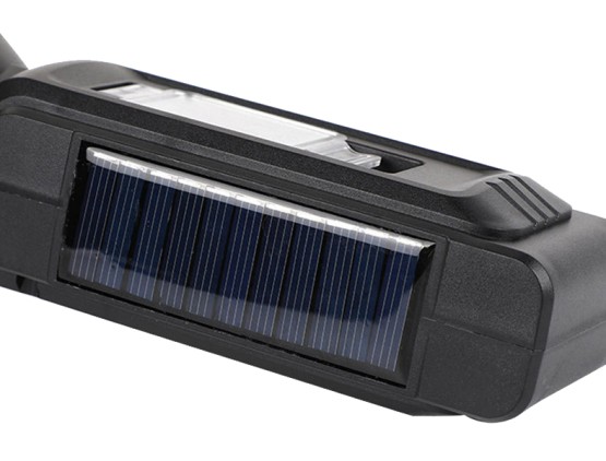 Latarka ręczna solarna LTC 7-LED XPE+ COB 500lm 3W, aku.1200mAh, powerbank IP65,MicroUSB