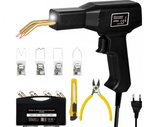 Zgrzewarka , zszywarka pistolet do tworzyw sztucznych (plastiku) + 800szt zszywek