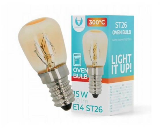 ŻARÓWKA DO PIEKARNIKA 15W E14 230V ST26  Forever Lighy