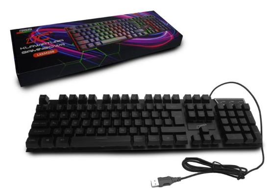 Klawiatura RGB komputerowa gamingowa