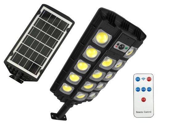 Lampa uliczna 14 COB solarna z czujnikiem ruchu