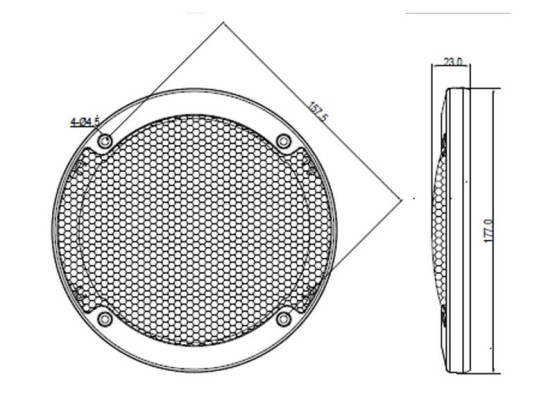 GŁOŚNIKI SAM.BLAUPUNKT ICx 662 165mm 2DR 250/35W +MASKOWNICE