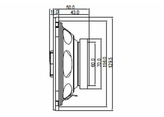 GŁOŚNIKI SAM.BLAUPUNKT ICx 542 130mm 2DR 210/30W +MASKOWNICE