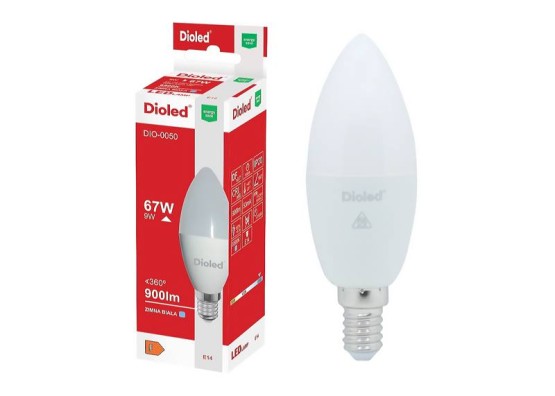 ŻAR. LED  SD B35 E14 DIOLED 9W/Z 900LM