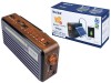 Radio przenośne Liwa Retro z panelam solarnym, FM, Bluetooth, USB, SD, AUX, lampka USB, filoet