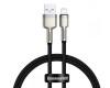 Baseus kabel Cafule Metal USB - Lightning 0,25 m 2,4A czarny