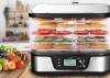 mini: Suszarka do grzybów, warzyw, owoców, mięsa LTC metalowa 5 tacek z wyświetlaczem 380W (3)