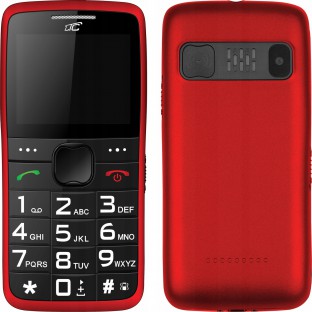 LTC Telefon dla seniora MOB20, czerwony.