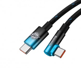 Baseus kabel MVP 2 Elbow USBC  USBC 1,0 m 100W czarnoniebieski