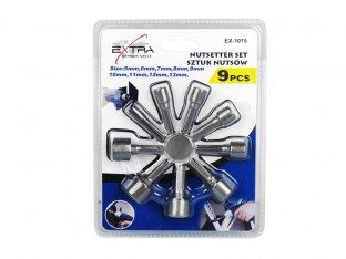 Obrazek dla: Zestaw kluczy nasadowych na wkrętarkę EX1015