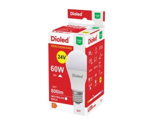 Obrazek 2 dla: ŻARÓWKA LED GLS E27 24V 8W/Z 806LM 0382
