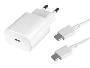 Obrazek dla: ŁADOWARKA SIECIOWA USBC TYPC 3A BIAŁA DO SAMSUNG EPTA800 + DG977 SUPER FAST CHARGING 3000mA QUICK