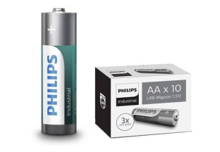 PHILIPS Baterie alkaliczne przemysłowe LR6i10C/10, AA LR6 1.5V, op.10szt