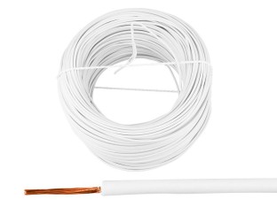 Przewód LgY/H05VK 1x0.5, biały (100 m).