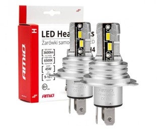 Obrazek dla: Żarówki sam. LED/Headlights Hseries mimi max 45W H4 kpl.2szt