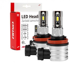 Żarówki sam. LED/Headlights Hseries mimi max 42W H8/H9/H11 kpl.2szt