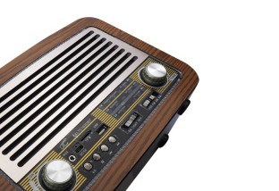 Obrazek 2 dla: Radio przenośne OLZA LTC 102UBT Retro z podświetleniem FM/AM/SW USB Bluetooth