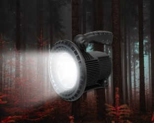 Obrazek dla: Latarka ręczna szperacz,LED P50 1350lm+20LED SMD 160lm,stroboskop 8LED(4LED SMD czerwone+ 4LED SMD niebieskie),akumulator 4500mAh