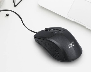Mysz komputerowa LTC, przewodowa, czarna