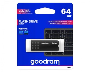 Pendrive GOODRAM 64GB UMM3 BLACK USB 3.0.