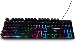 Klawiatura RGB komputerowa gamingowa