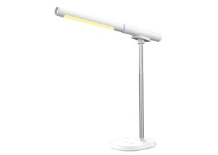Lampka SVENSSON Light 2w1 biurkowa/latarka (odpinana) 8W, USBC biała, model Amsterdam