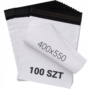 Obrazek dla: Foliopaki kurierskie duże XXL, 2XL mocne wodoodporne 400x550, 100 szt.